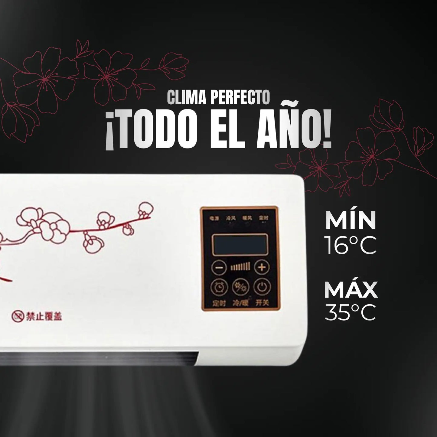 Mini Aire Acondicionado Portátil 2 en 1 TurboHielo - [CALIENTA Y ENFRÍA]