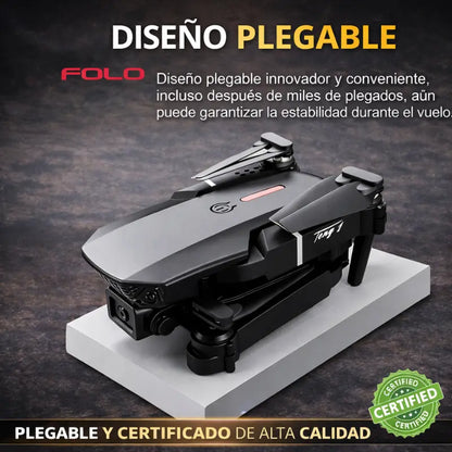 Drone W8 Pro Max Con Inteligencia Artificial + Linterna Militar LightPro™ [ÚLTIMAS UNIDADES]